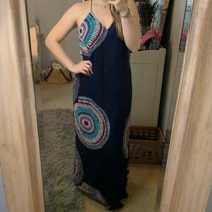 Tie-dye maxi dress